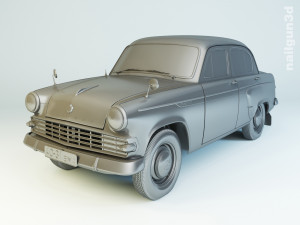 mzma moskvitch-403 ie 1963 3D Model