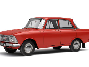 mzma moskvitch-408 e 1964 Model 3D