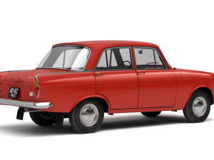 mzma moskvitch-408 e 1964 Model 3D