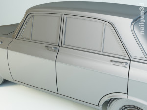 mzma moskvitch-408 e 1964 Model 3D