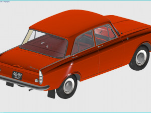 mzma moskvitch-408 e 1964 Model 3D