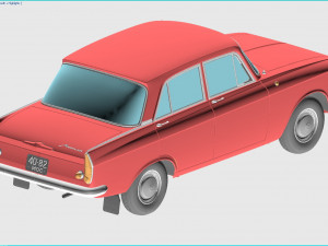 mzma moskvitch-408 e 1964 Model 3D