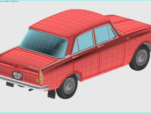 mzma moskvitch-408 e 1964 Model 3D