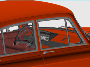 mzma moskvitch-408 e 1964 Model 3D