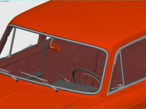 mzma moskvitch-408 e 1964 Model 3D