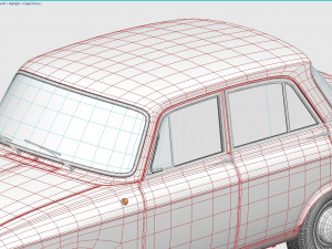 mzma moskvitch-408 e 1964 Model 3D