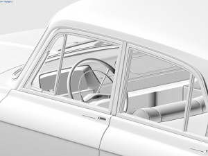 mzma moskvitch-408 e 1964 Model 3D