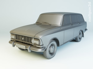 azlk moskvitch-427 1972 Model 3D