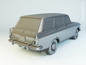 azlk moskvitch-427 1972 Model 3D