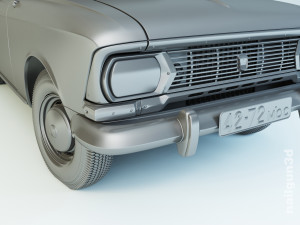 azlk moskvitch-427 1972 Model 3D