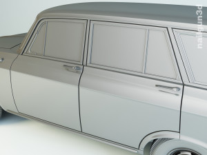 azlk moskvitch-427 1972 Model 3D