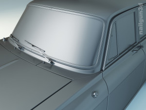 azlk moskvitch-427 1972 Model 3D