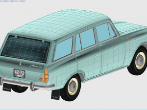 azlk moskvitch-427 1972 Model 3D