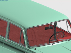 azlk moskvitch-427 1972 Model 3D