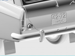 azlk moskvitch-427 1972 Model 3D