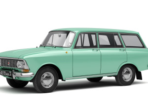 azlk moskvitch-427 1972 Model 3D