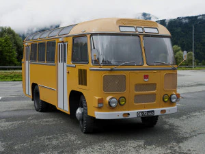paz-672m 1982 3D Model