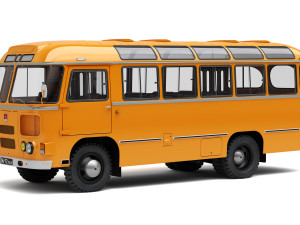 paz-672m 1982 Modello 3D