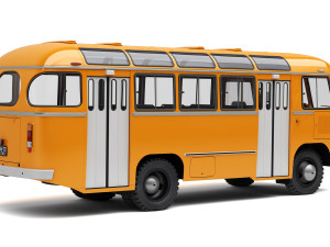 paz-672m 1982 Modello 3D