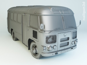 paz-672m 1982 Modello 3D