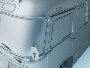 paz-672m 1982 Modello 3D