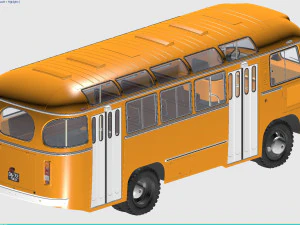 paz-672m 1982 3D Model