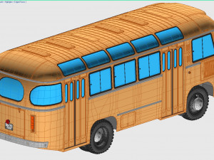 paz-672m 1982 Modello 3D