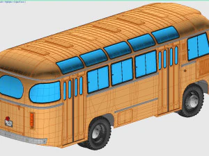 paz-672m 1982 3D Model