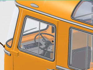 paz-672m 1982 Modello 3D
