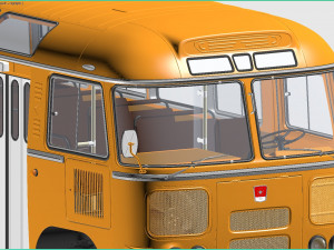 paz-672m 1982 Modello 3D