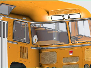 paz-672m 1982 3D Model