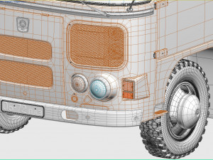 paz-672m 1982 Modello 3D