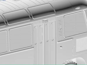 paz-672m 1982 3D Model