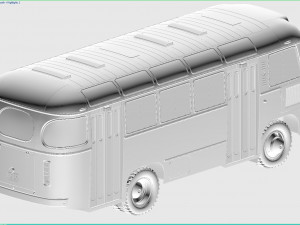 paz-672m 1982 Modello 3D