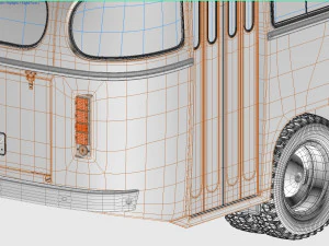 paz-672m 1982 3D Model
