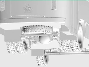paz-672m 1982 3D Model