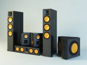 klipsch audio system 3D Model