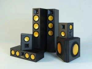 klipsch audio system 3D Model