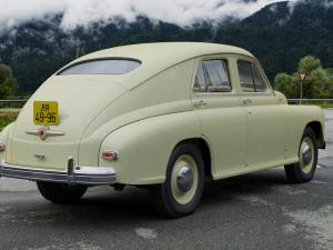 gaz m20 pobeda 1948 1953 3D Model