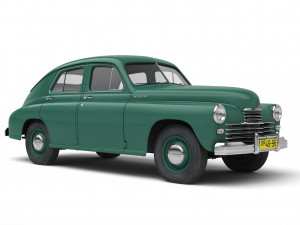 gaz m20 pobeda 1948 1953 3D 模型