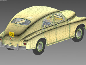 gaz m20 pobeda 1948 1953 3D 模型