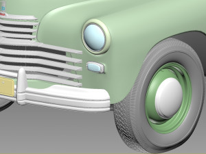 gaz m20 pobeda 1948 1953 3D 模型