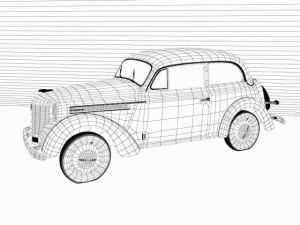 opel olympia 1938 3Dモデル