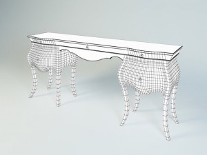 stilema my classic dream ladies desk 3D Model