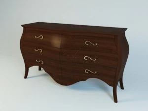 stilema mijn klassieke droomcommode 3D Model