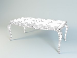 stilema my classic dream dinner table 3D Model