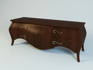 stilema mijn klassieke droom tv-basis 3D Model