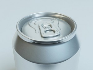 aluminum soft drink or beer can 3D Модель