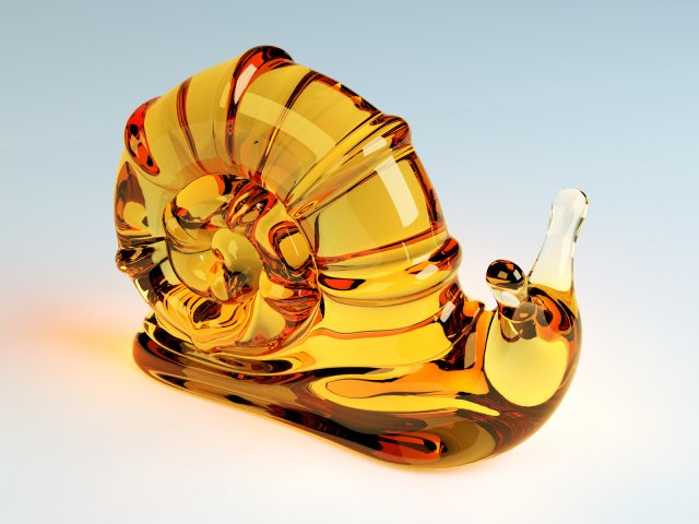 snail figurine 3D 모델 .c4d .max .obj .3ds .fbx .stl .blend 
