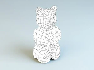 figurina dell'orso Modello 3D
